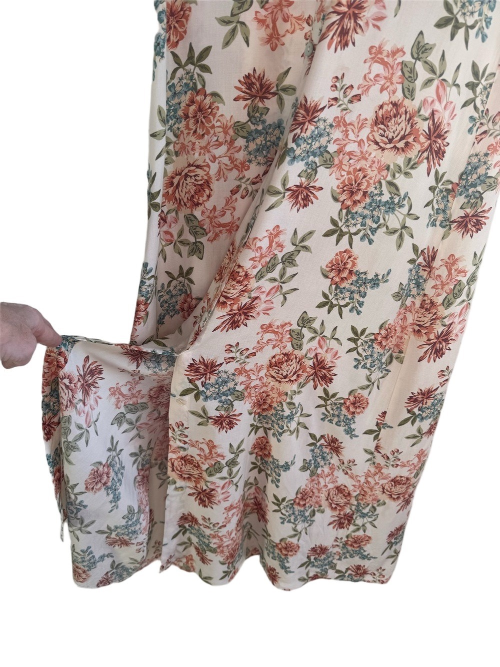 ZARA Prairie Floral Button Front Dress - Picture 11 of 17
